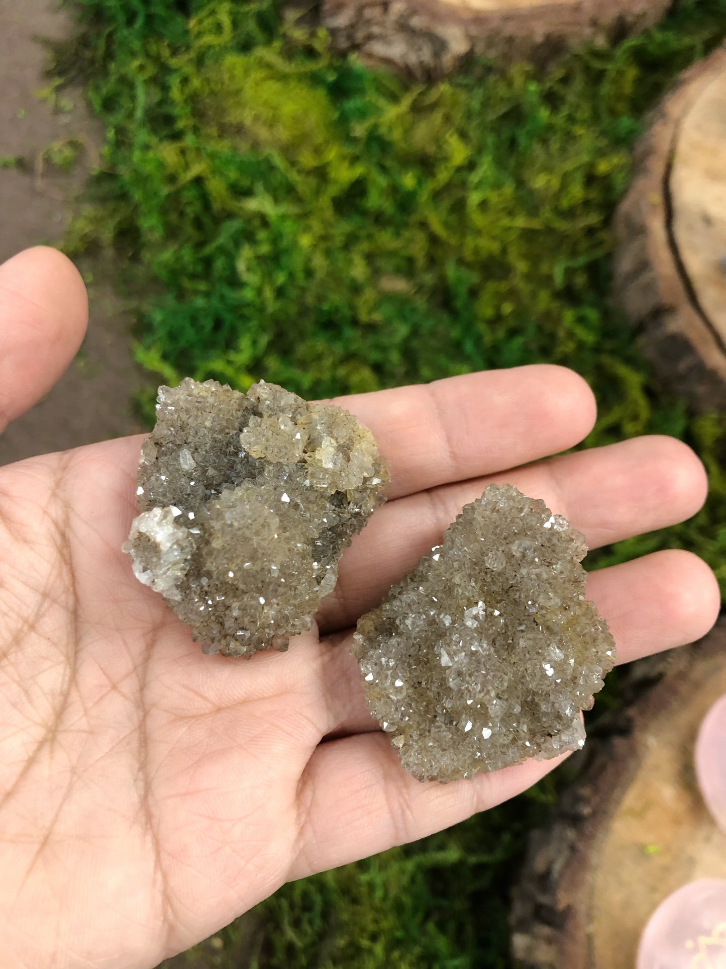 Druzy Herkimer Diamond Cluster