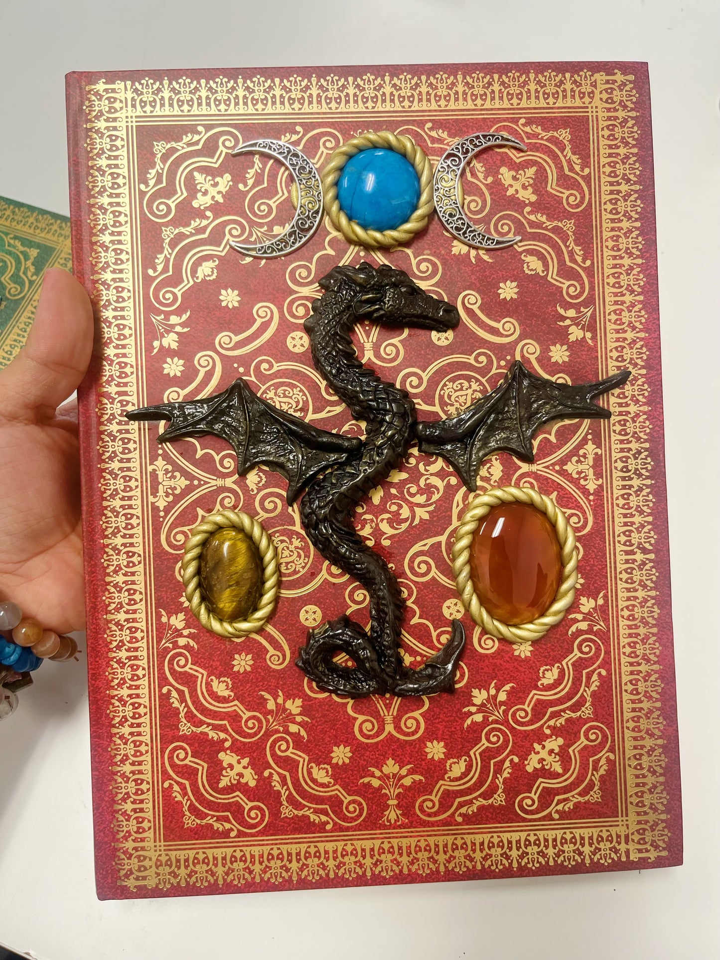 Large Dragon Inlay Notebook