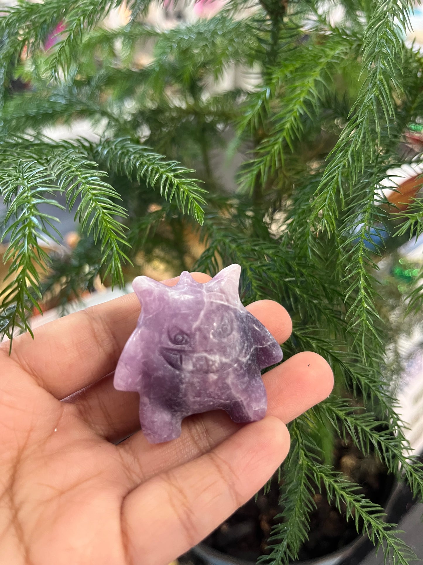 Lepidolite Gengar