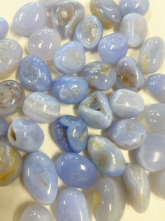 Blue lace Agate Tumbled