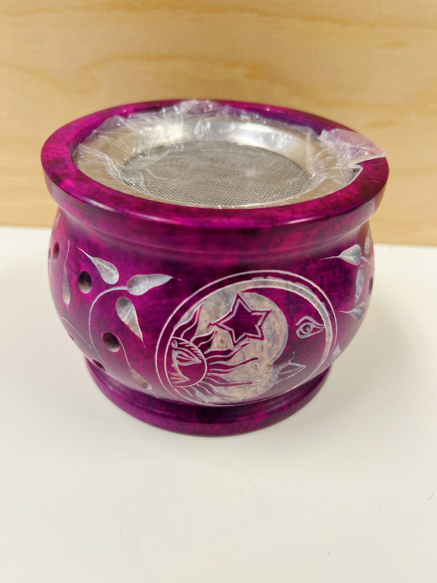 Soapstone charcoal burner