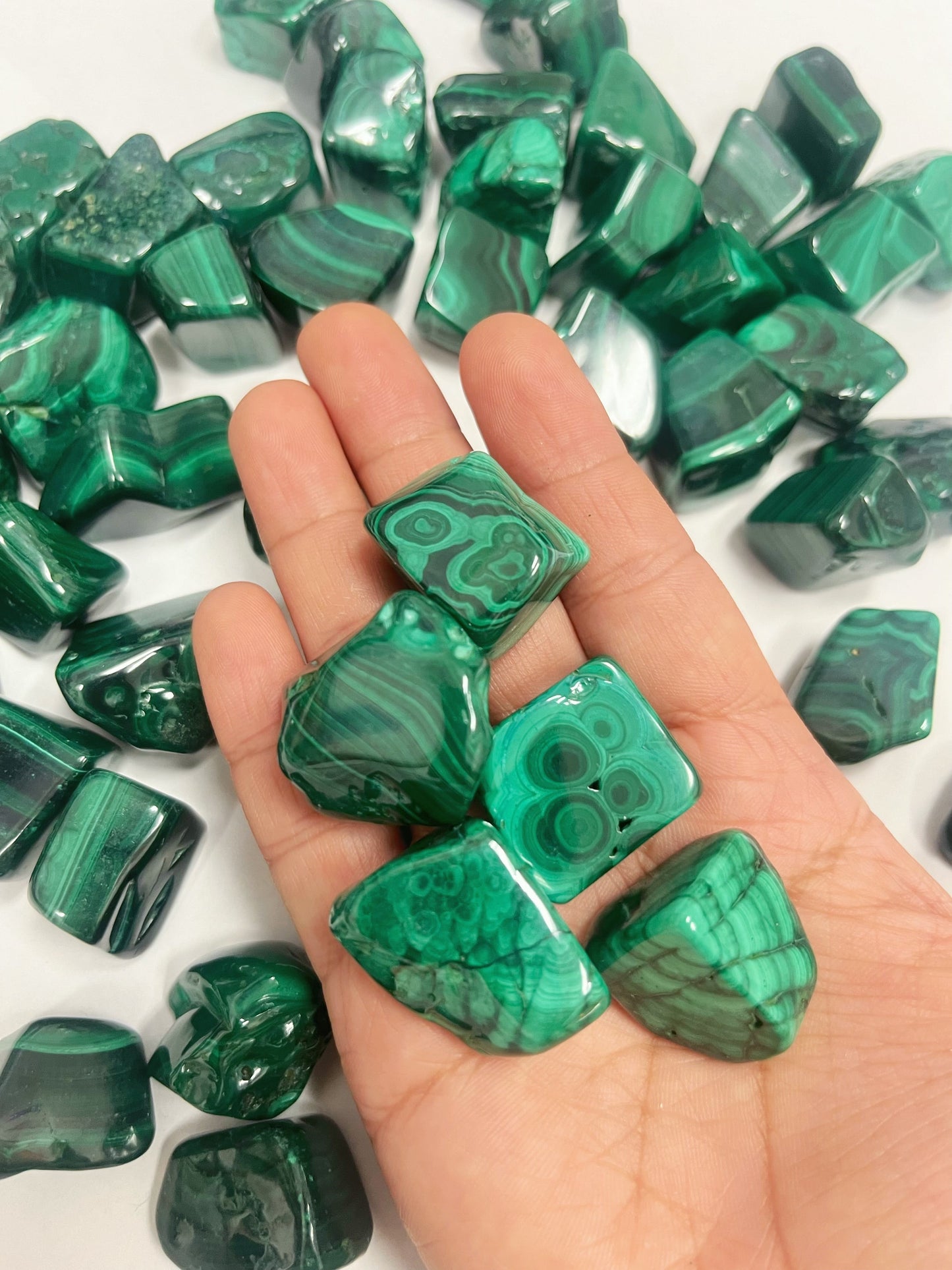 Malachite Tumbled