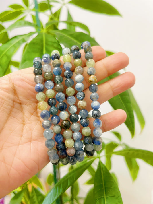 Blue Kyanite Pebble Bracelet