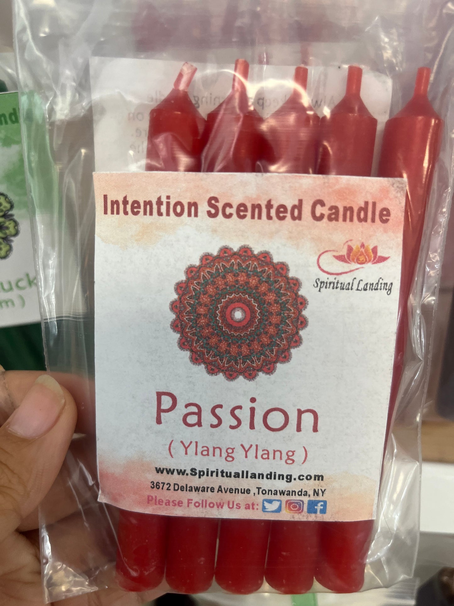 Intention Scented Ritual Candle magic candle