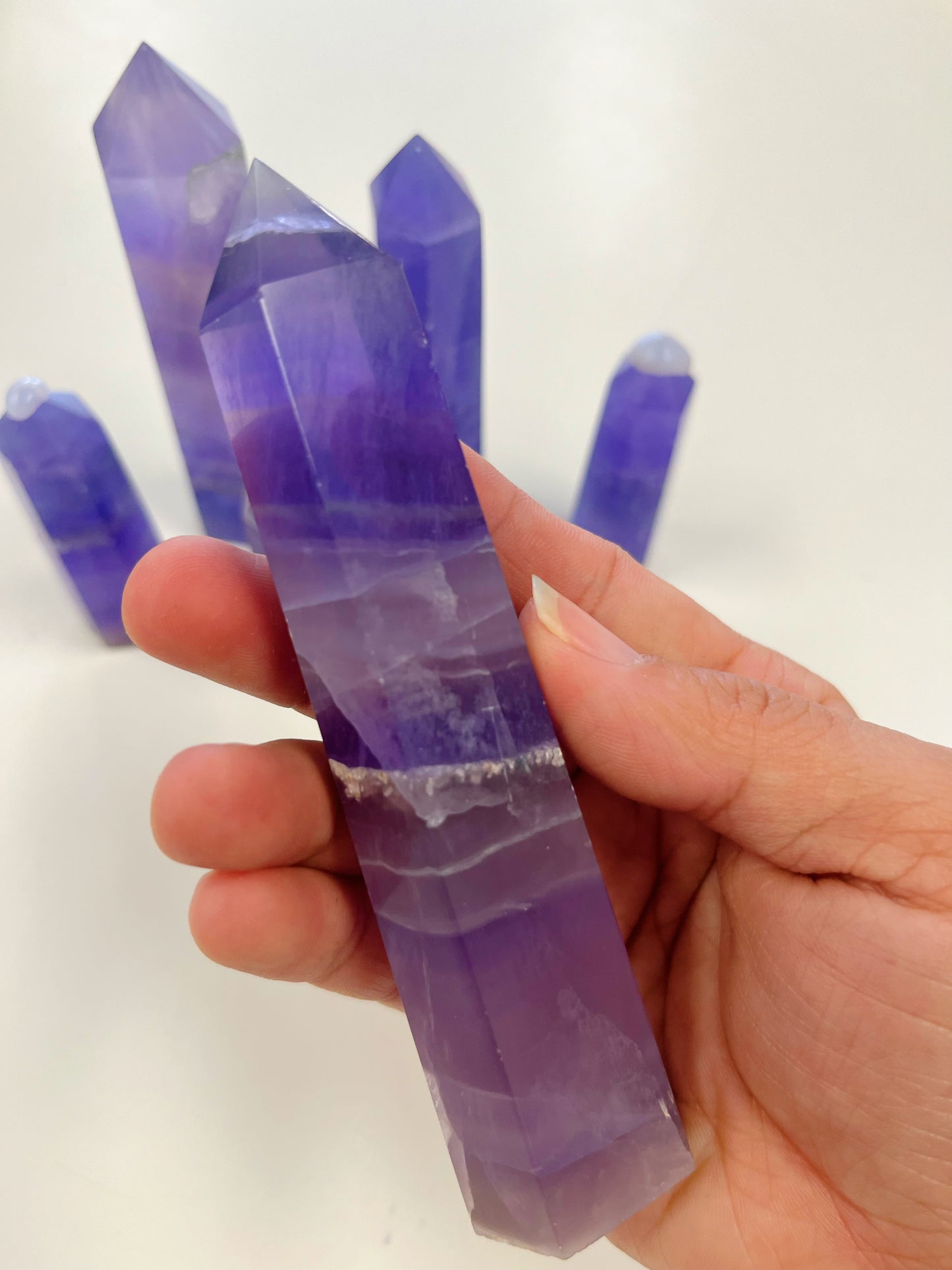 Purple Fluorite Tower