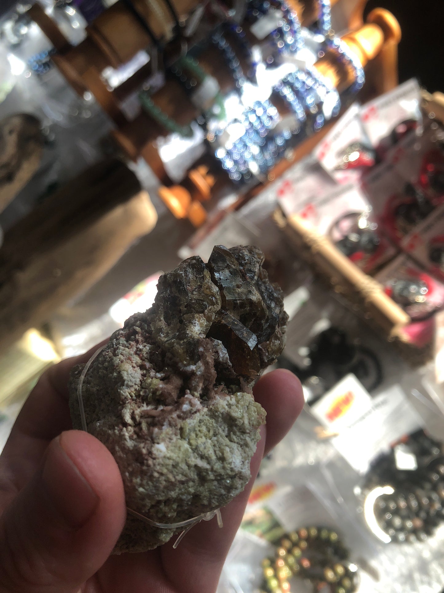 Green Garnet Clusters