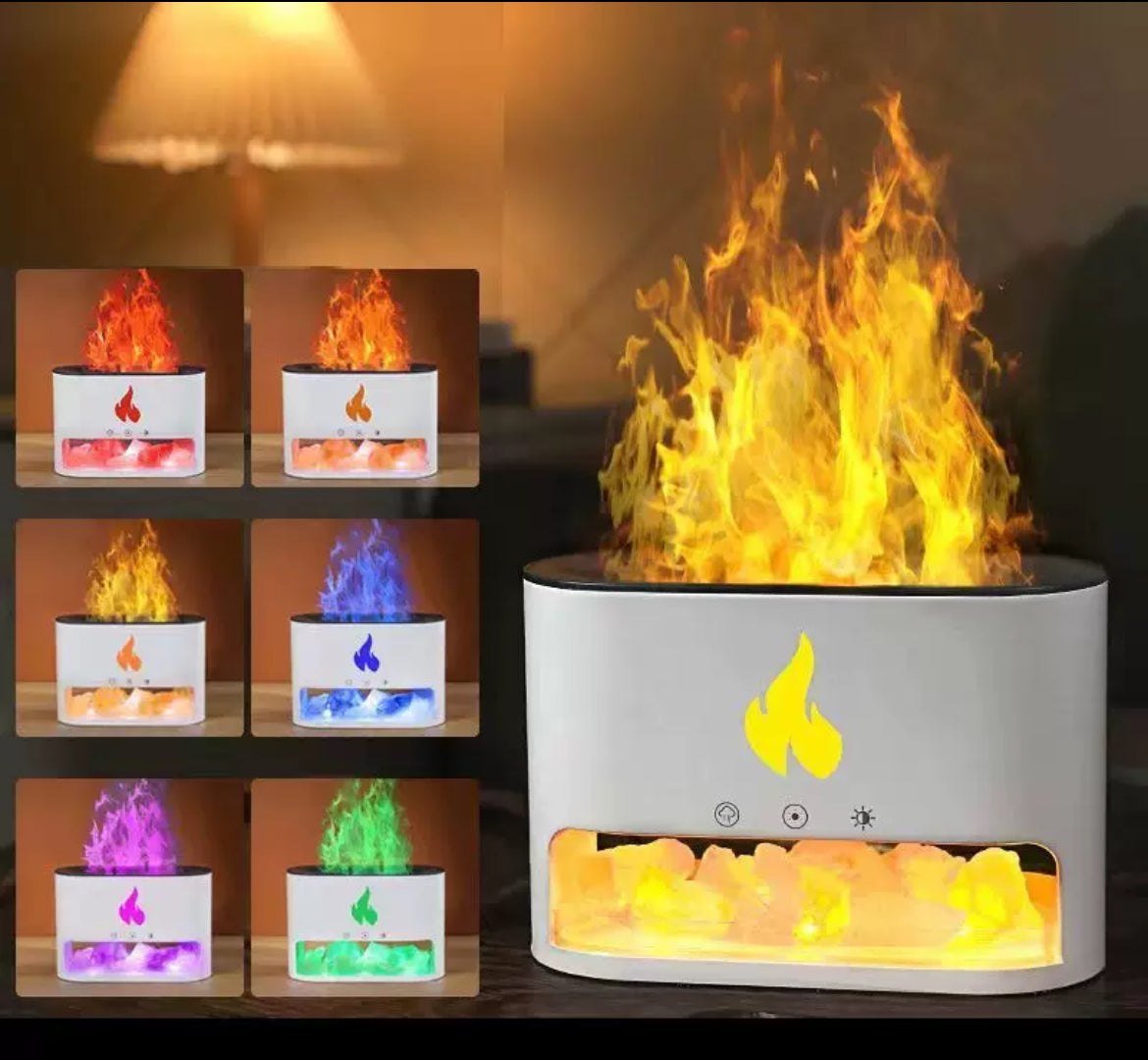 Himalayan salt fire Flame Essential Oil Diffuser