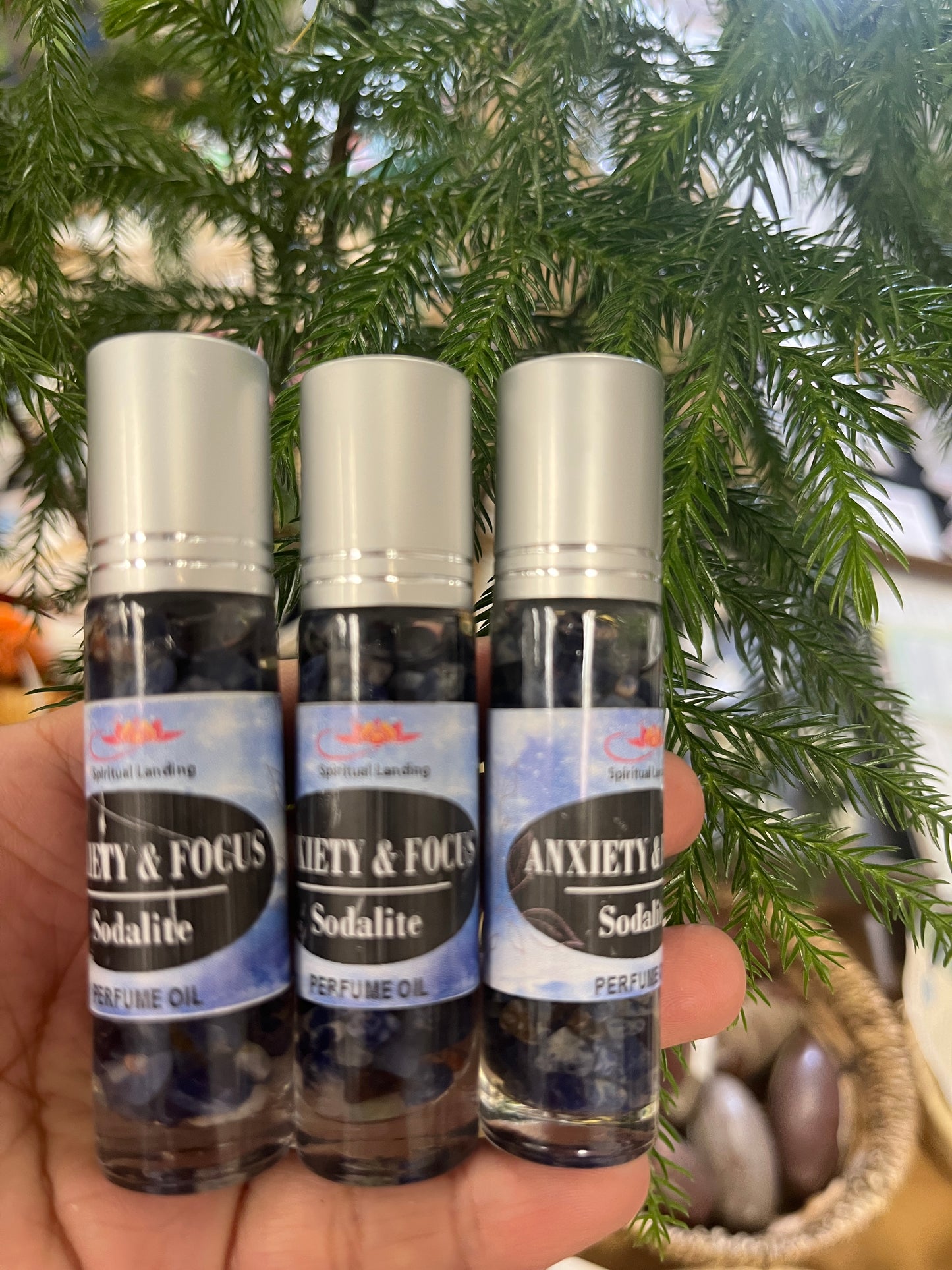 Crystals Intentions Roll On Oil