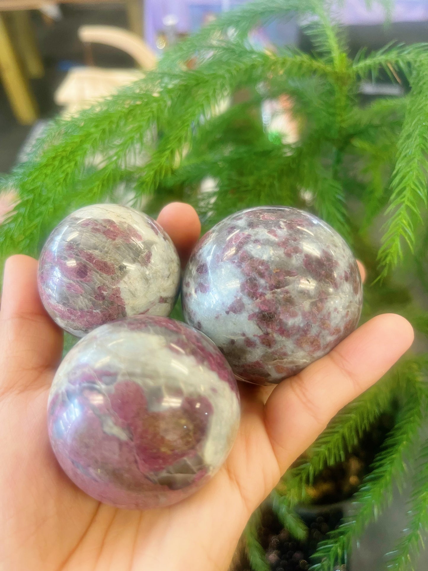 Pink Tourmaline Sphere