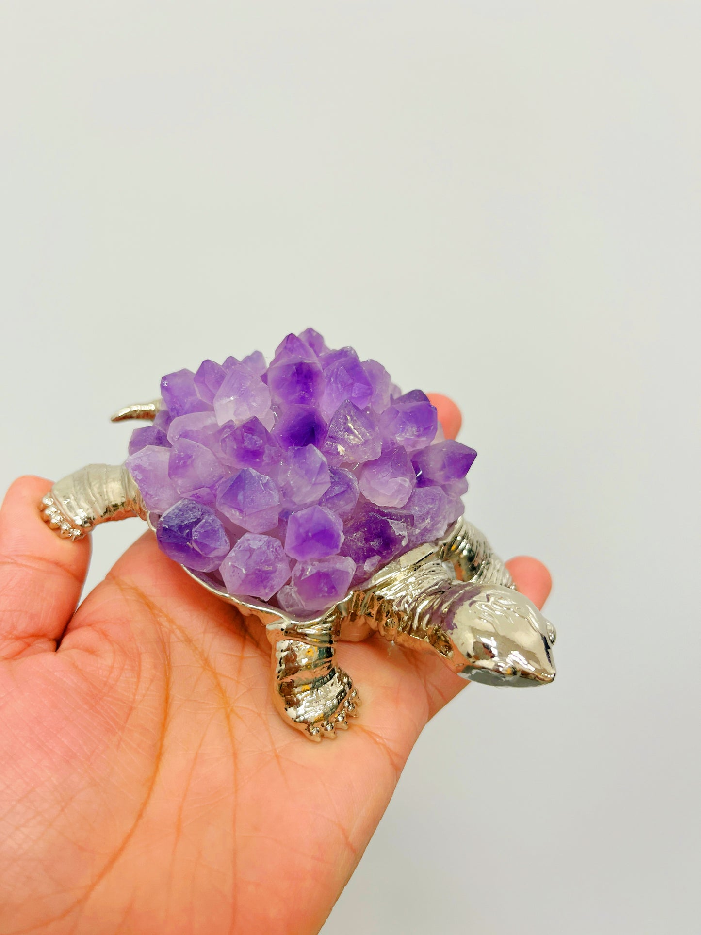 Amethyst Turtle Handmade