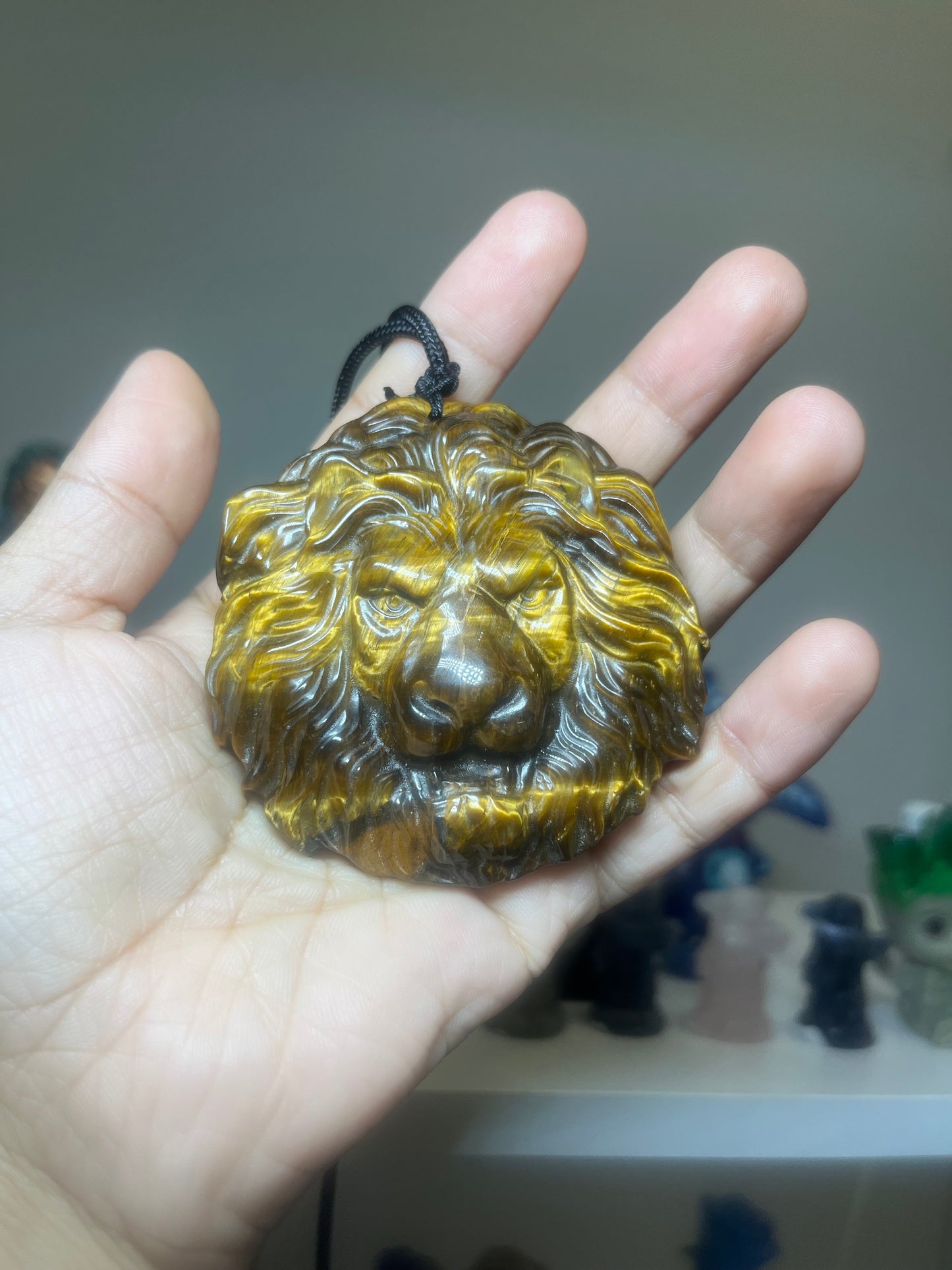 Lion Tiger eye Necklace