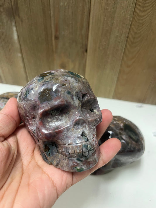 Ocean Jasper Skulls