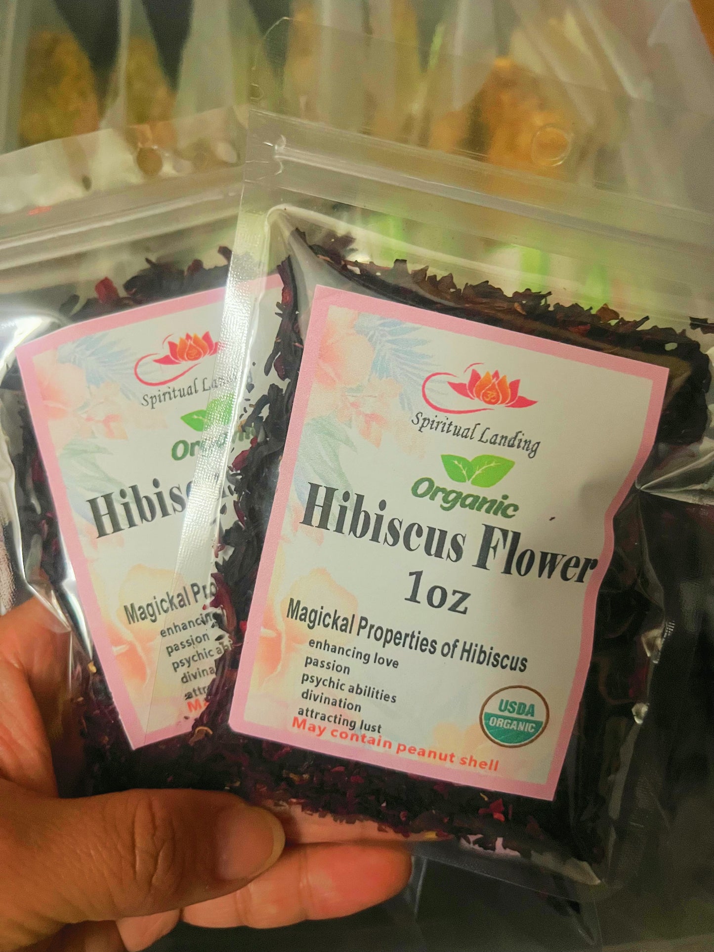 Hibiscus Flower 1oz Organic