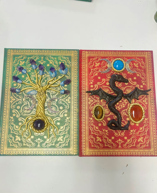 Large Dragon Inlay Notebook