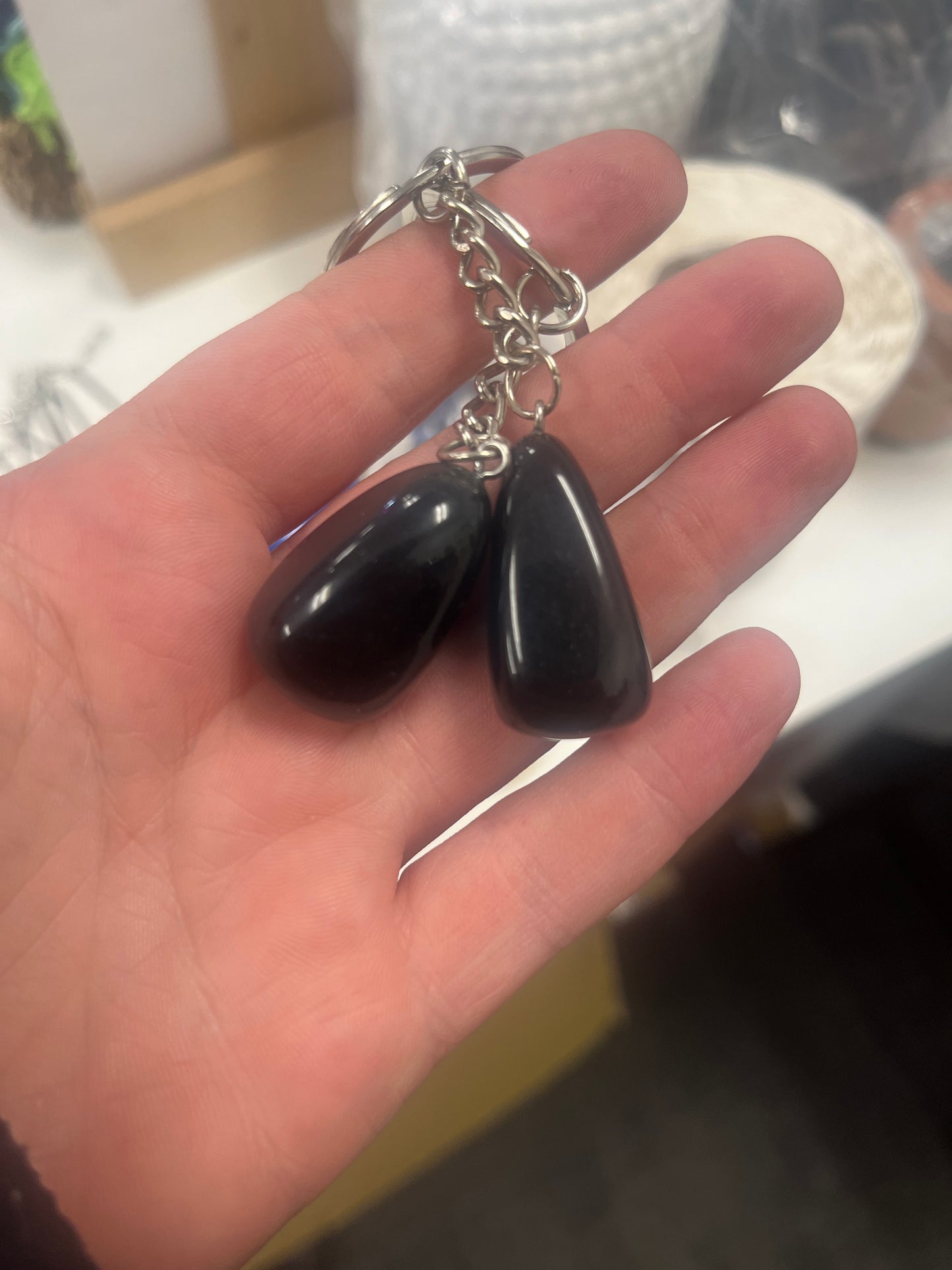 Tumbled Key Chain