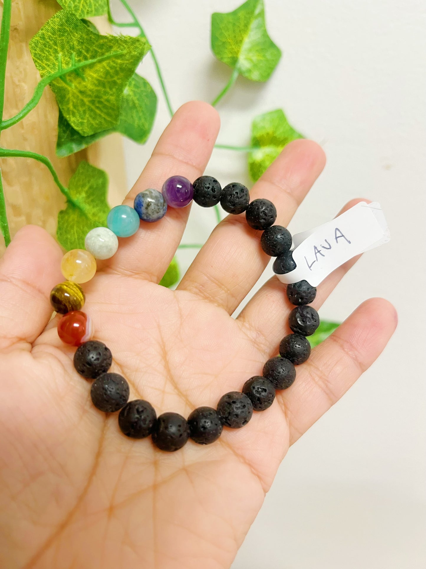 7 Chakra Bracelet handmade