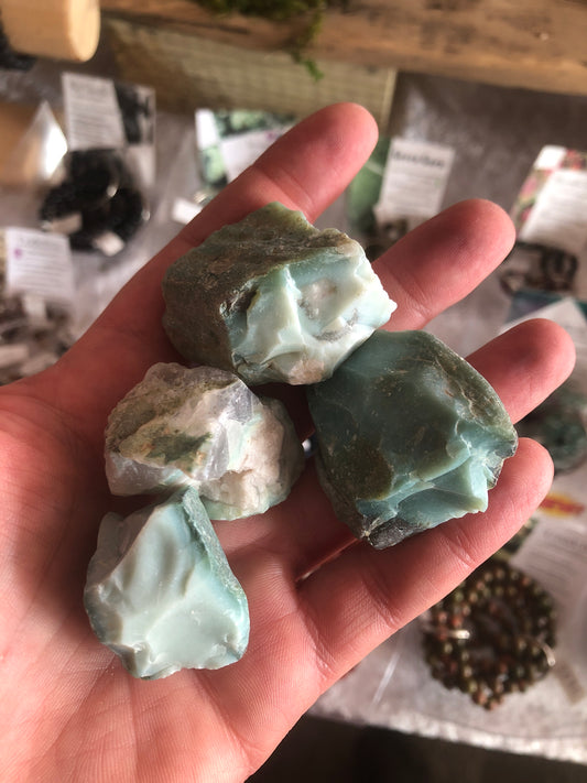 Green Agate Rough