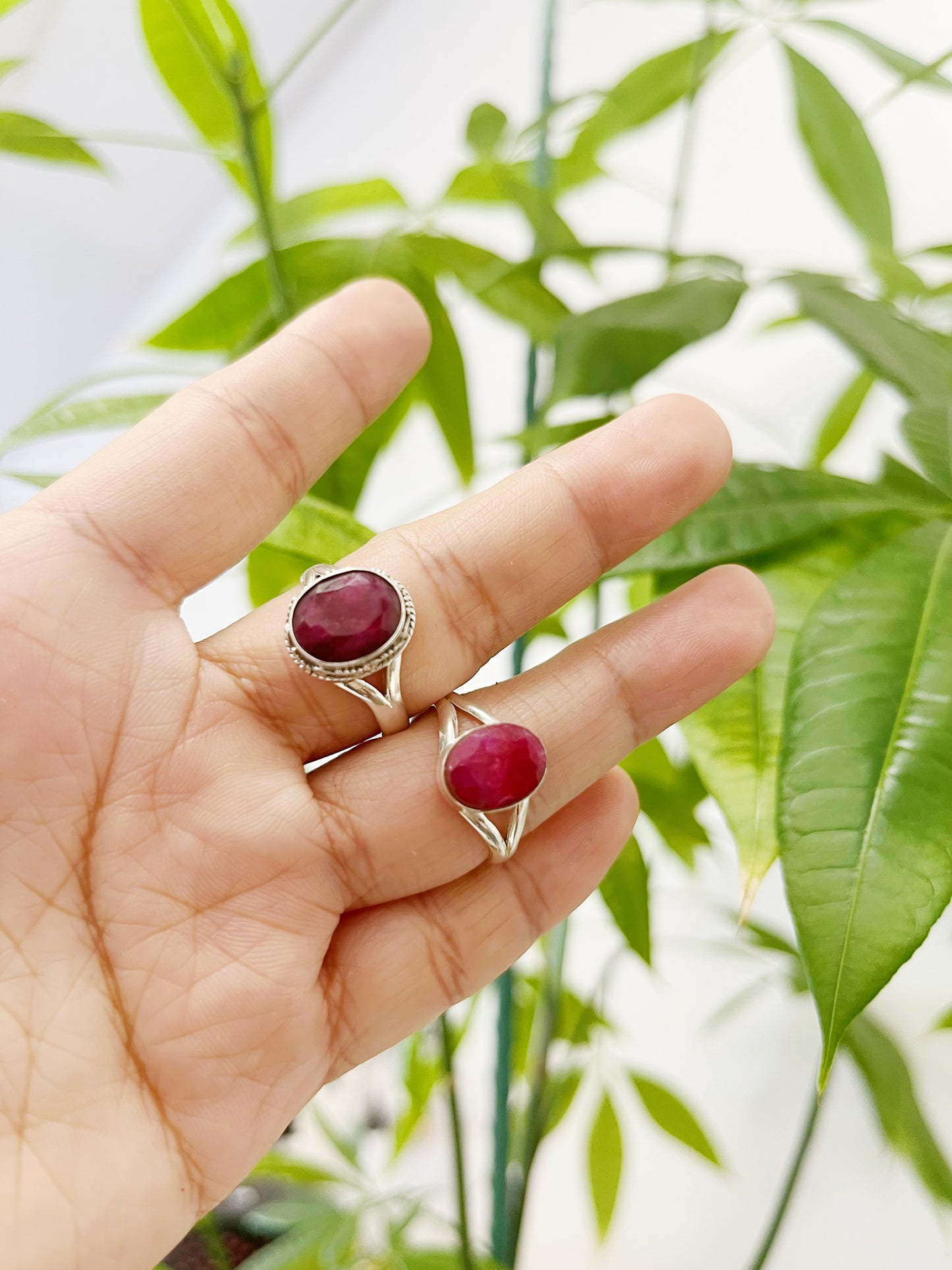 Gemstone Sliver ring