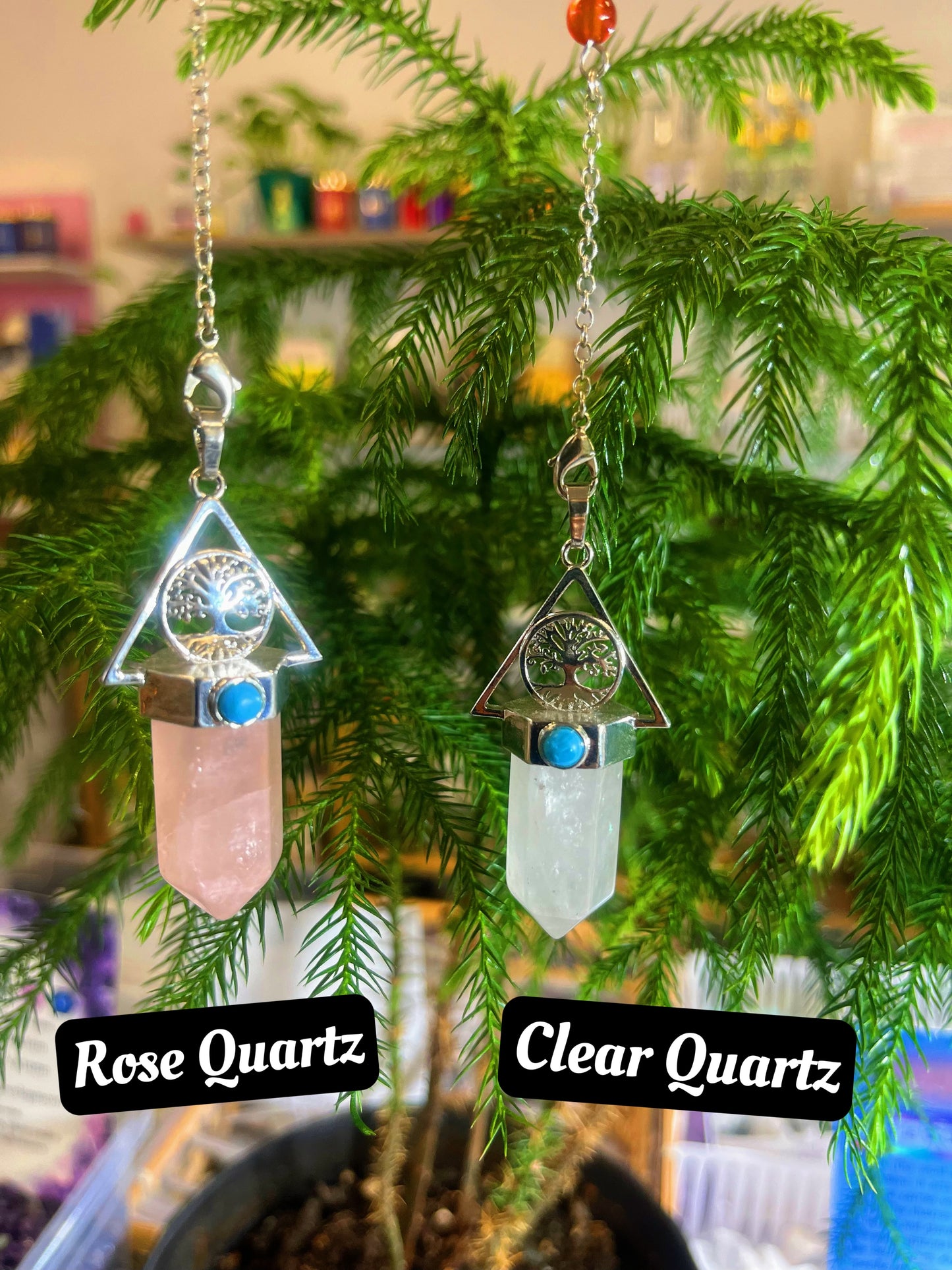 Pendulum Tree of Life Crystal Point