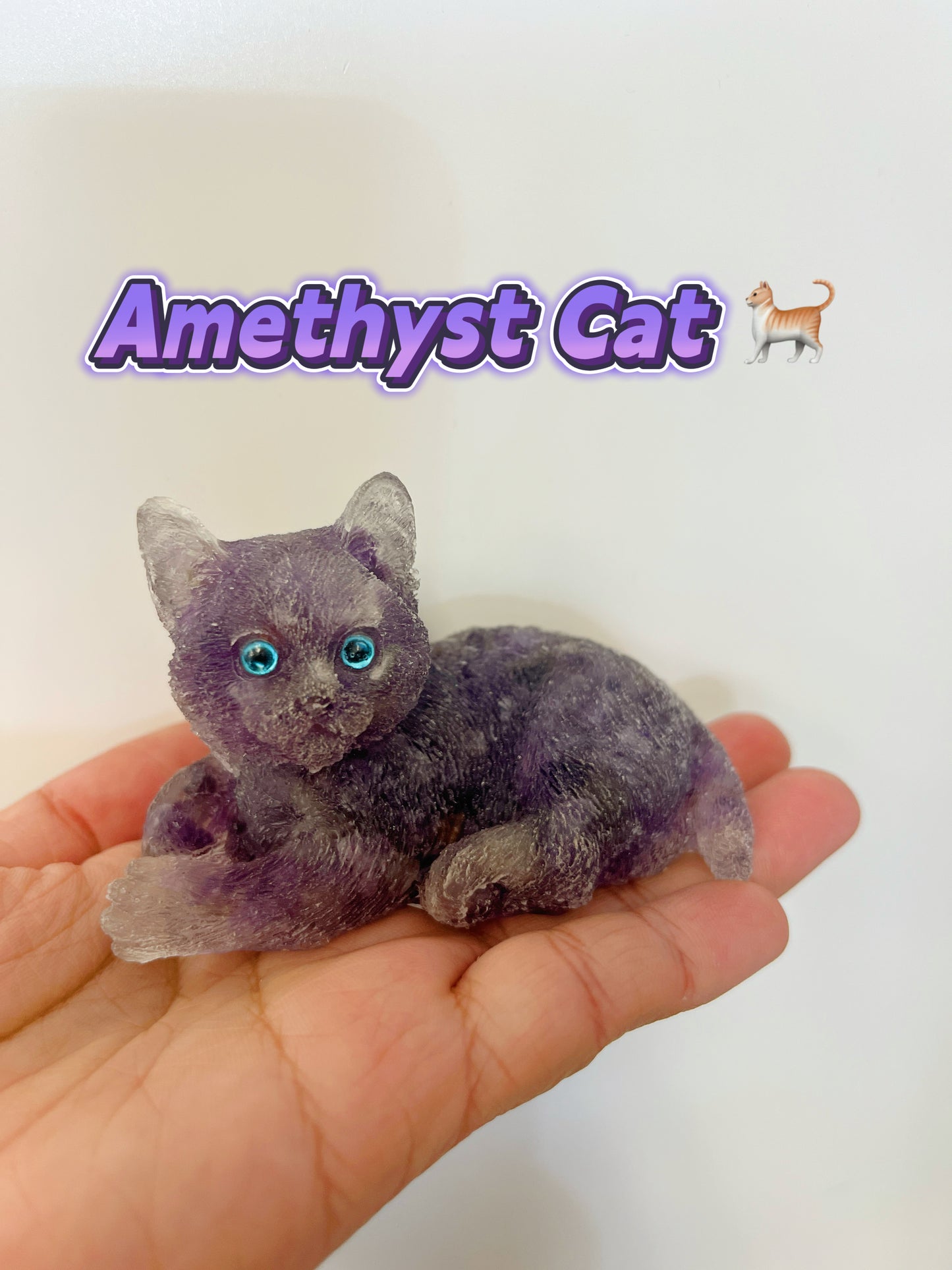 Crystals Cat Resin Crystal Chips Cat handmade