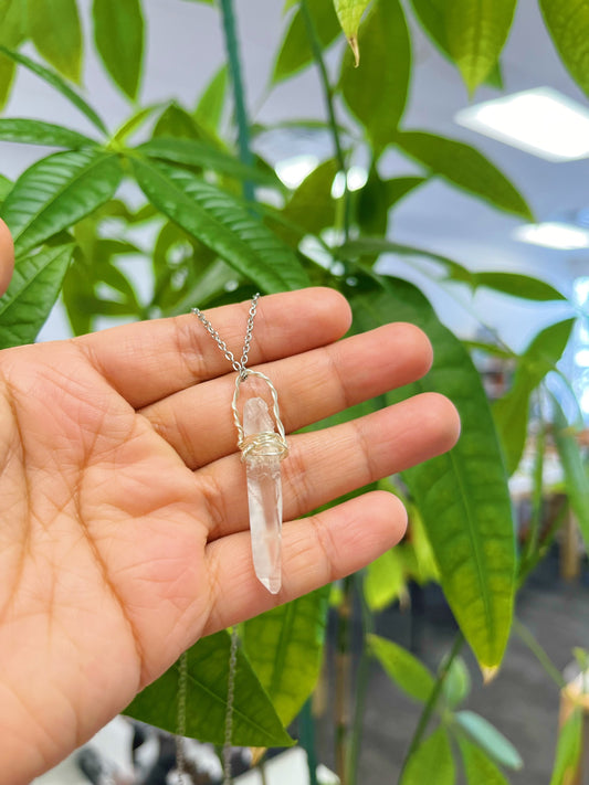 Lemurian Quartz Necklace