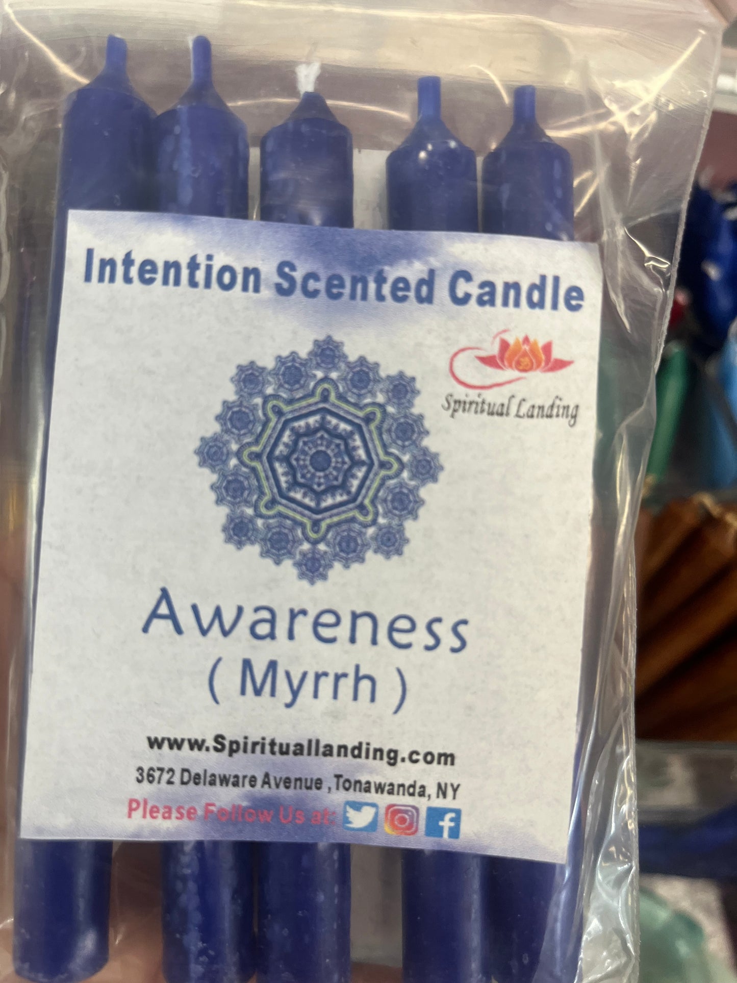 Intention Scented Ritual Candle magic candle