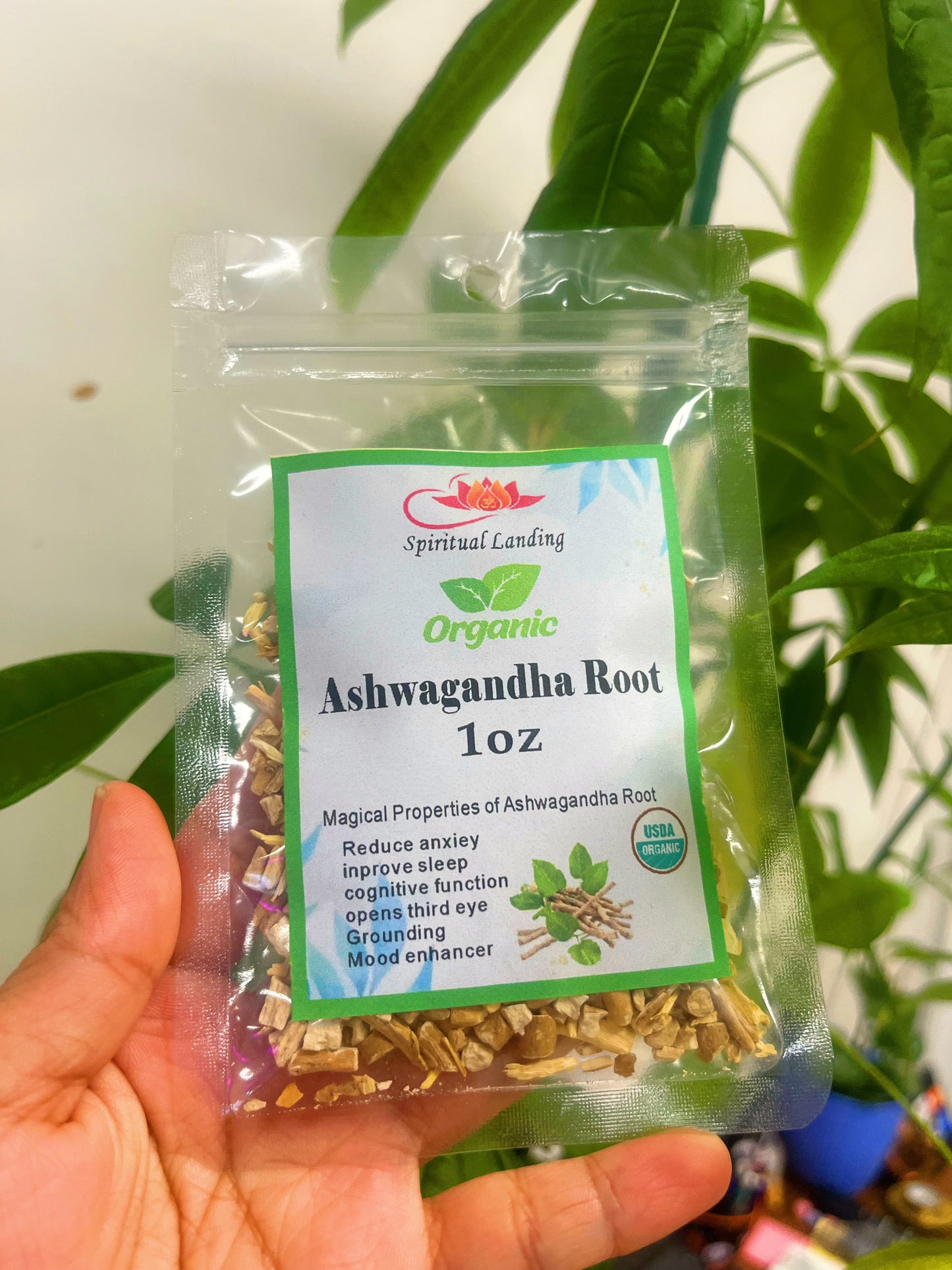 Organic Ashwagandha Root 1oz