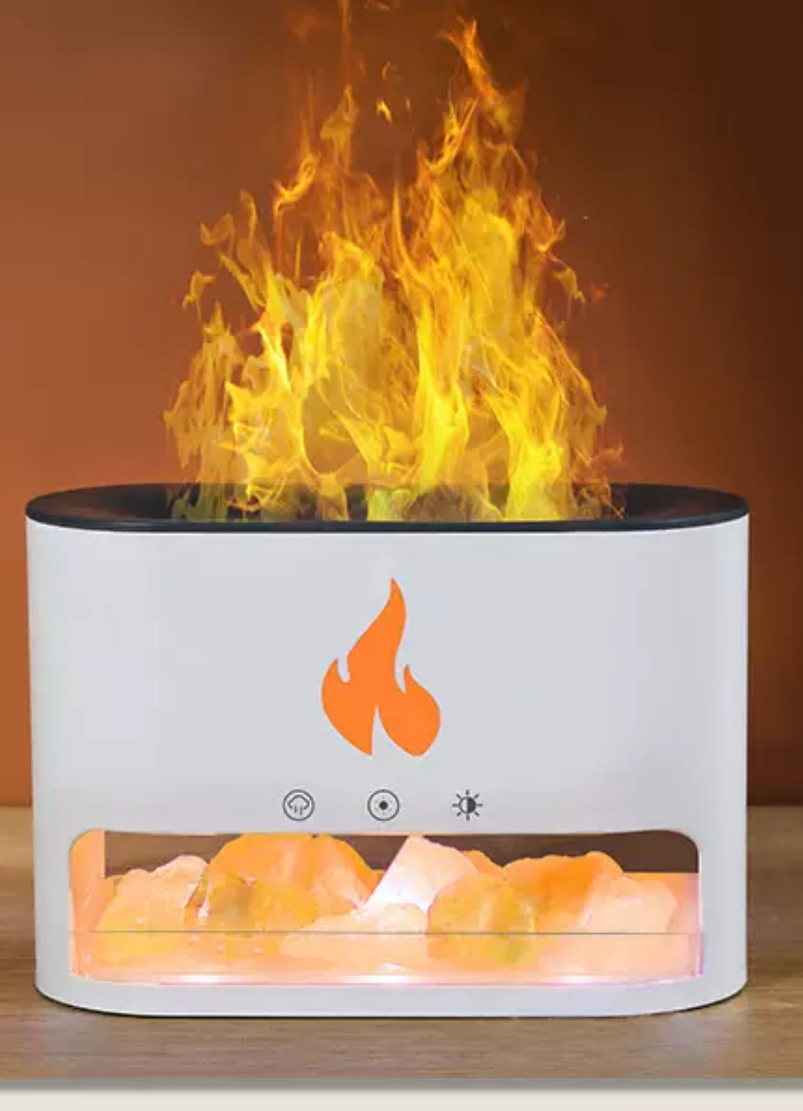 Himalayan salt fire Flame Essential Oil Diffuser