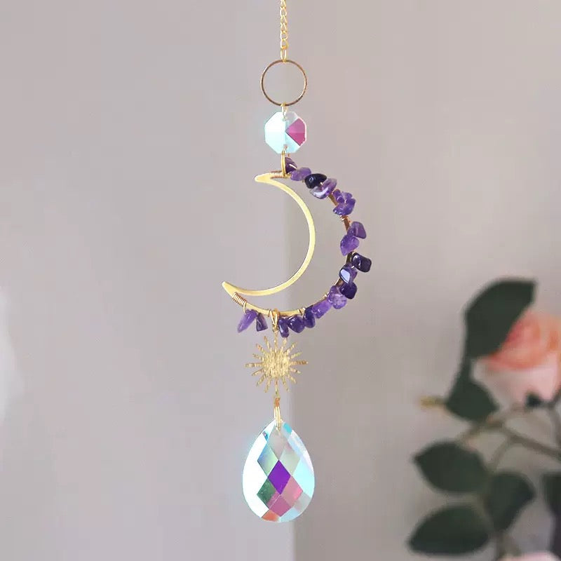 Moon Crystal Sun Catcher