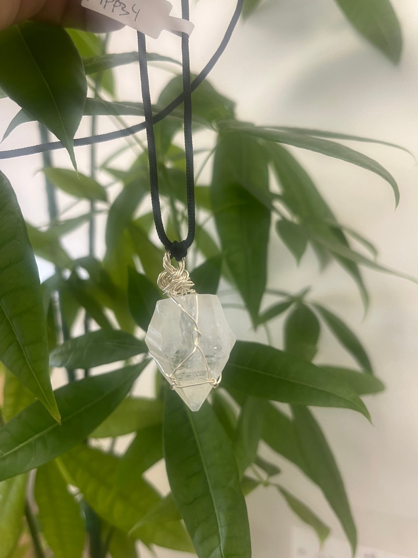 Apophylite Pendulum Necklace