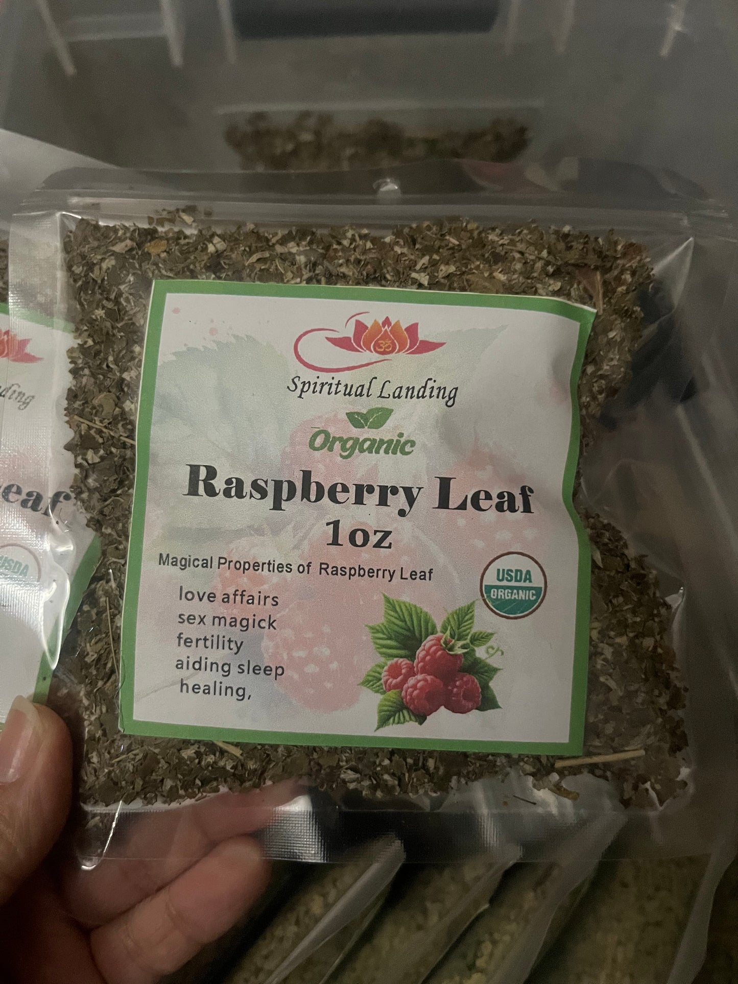 Raspberry Leaf Organic 1oz