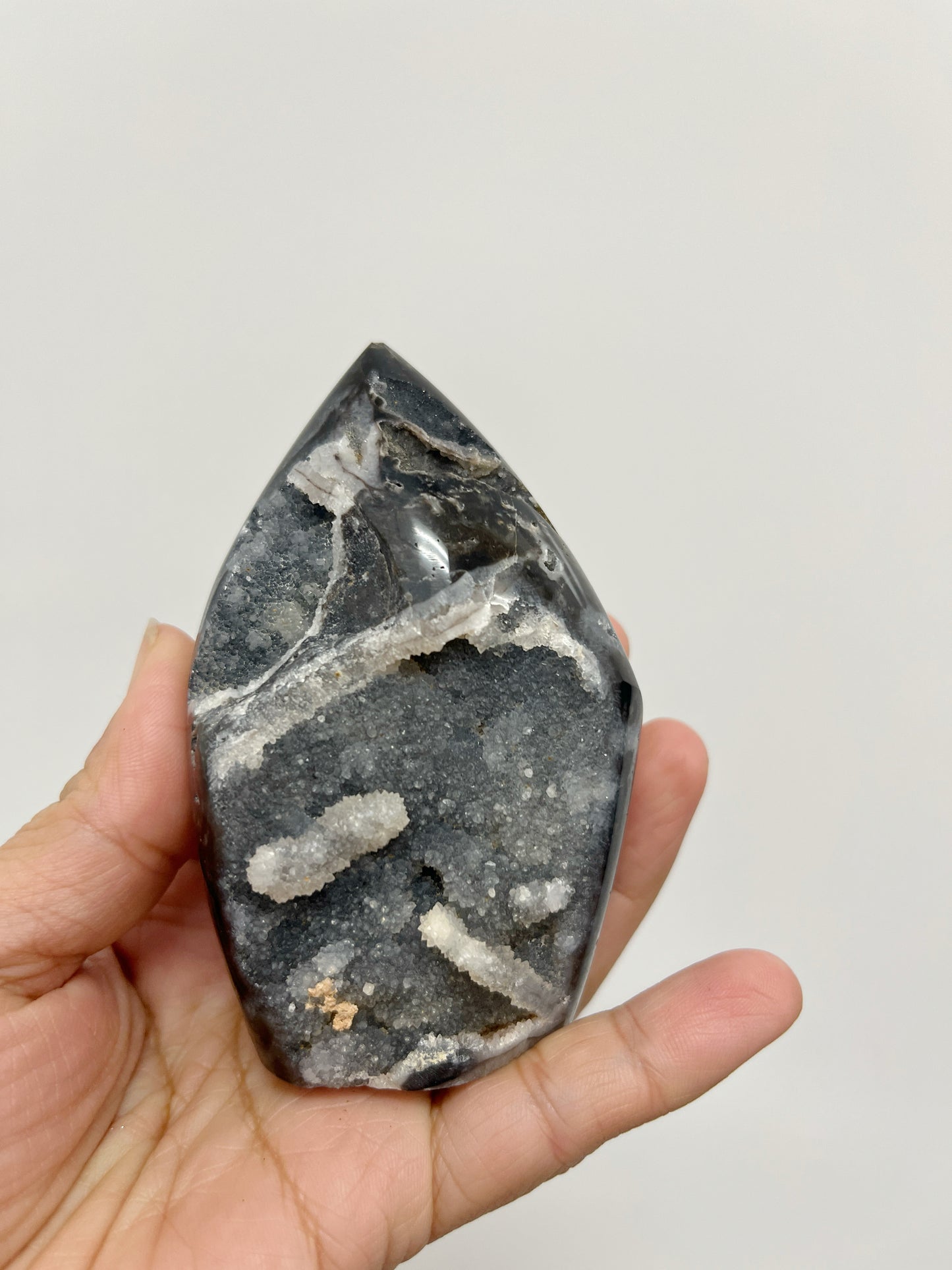 Black Druzy Sphalerite Flare