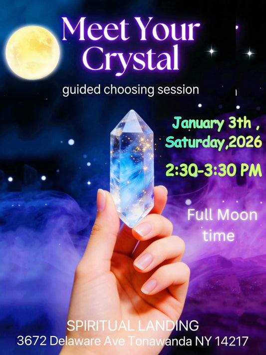 Meet Your Crystal ( Full Moon )– Guided Choosing Session