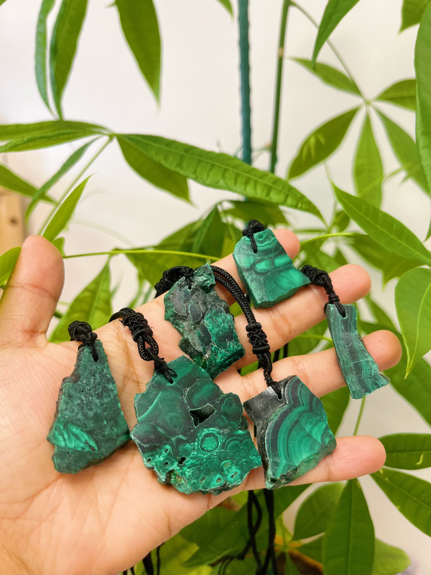 Malachite Slab Necklace