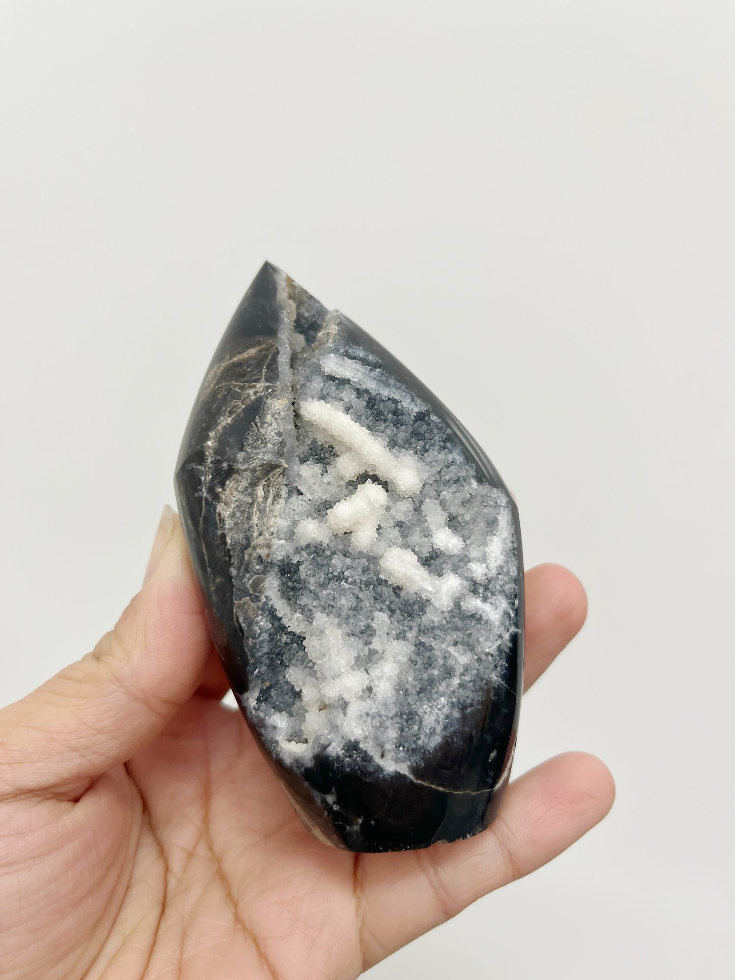 Black Druzy Sphalerite Flare
