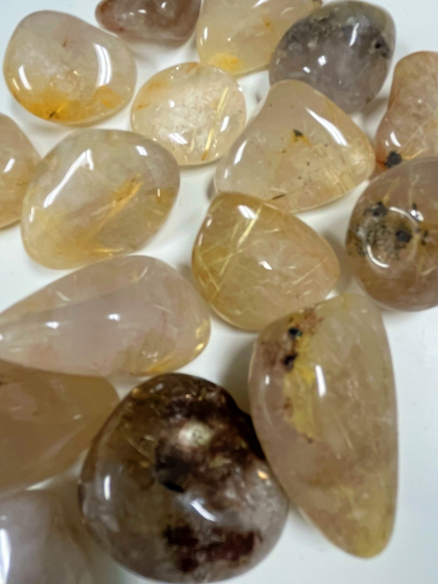 Rutilated Quartz Tumbled