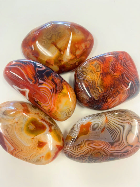 Red Sardonyx Palm stone