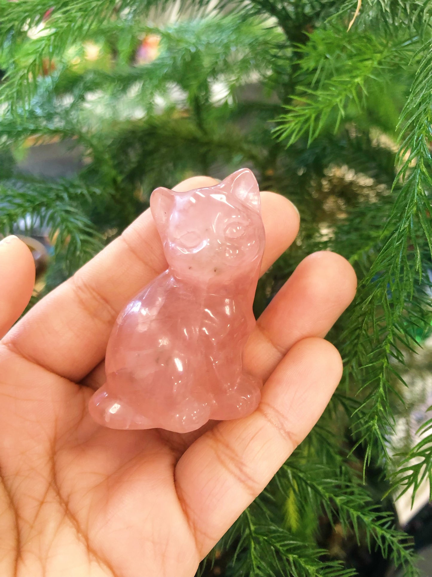 Rose Quartz Large Cat