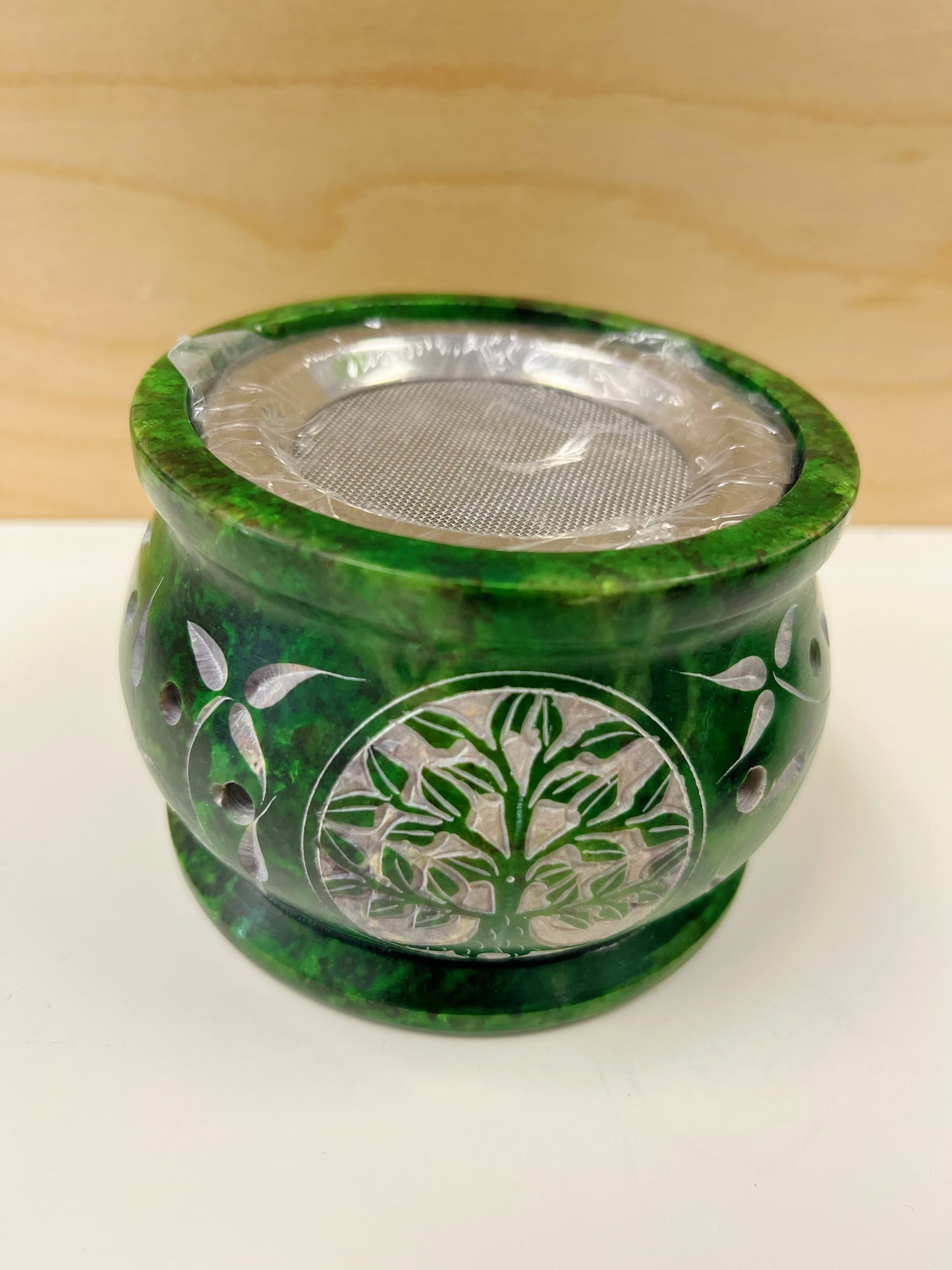 Soapstone charcoal burner