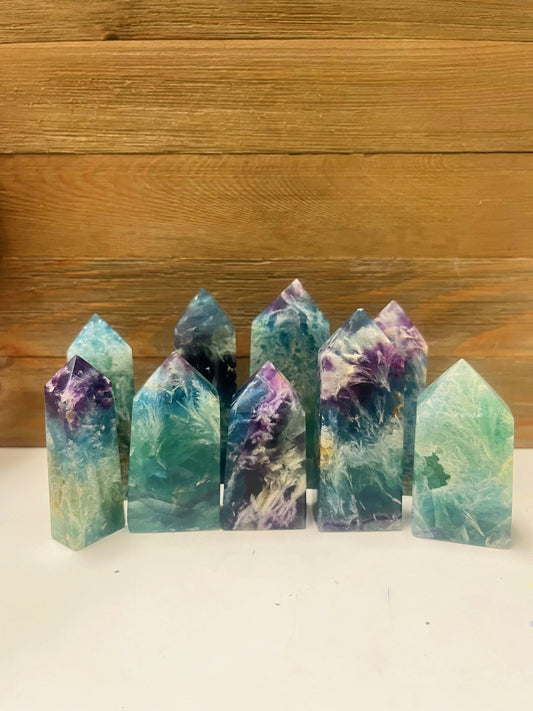 Feather Fluorite Towers