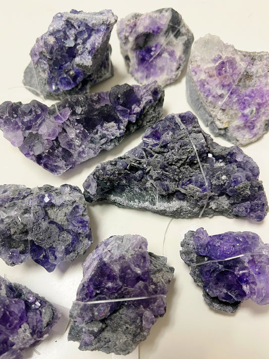 Rare Purple Tanzanite Fluorite Specimen