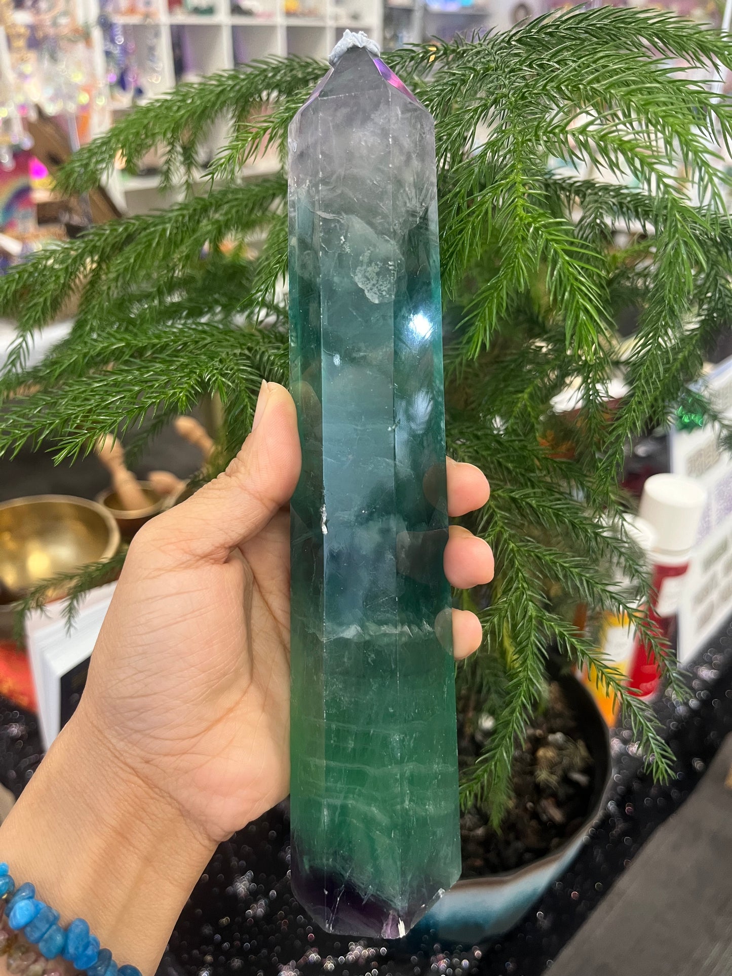 Green Fluorite Tower