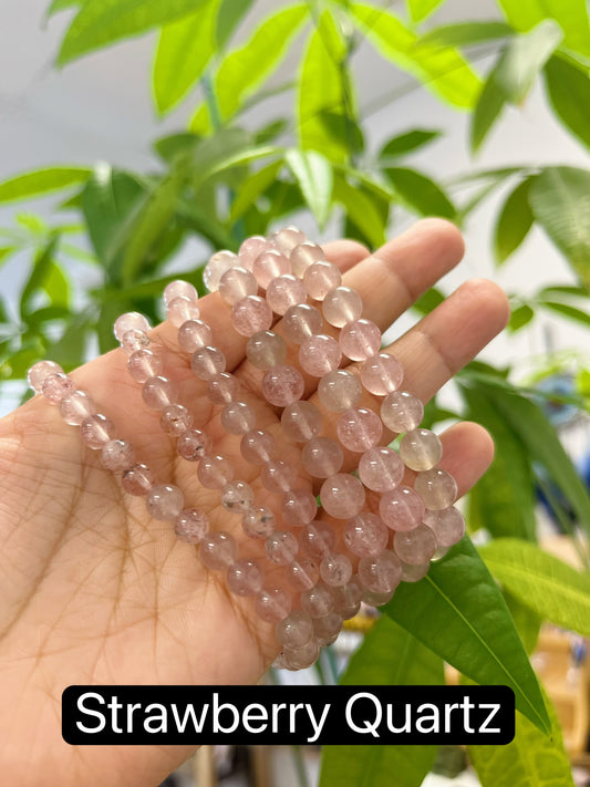 Strawberry Quartz Bracelet