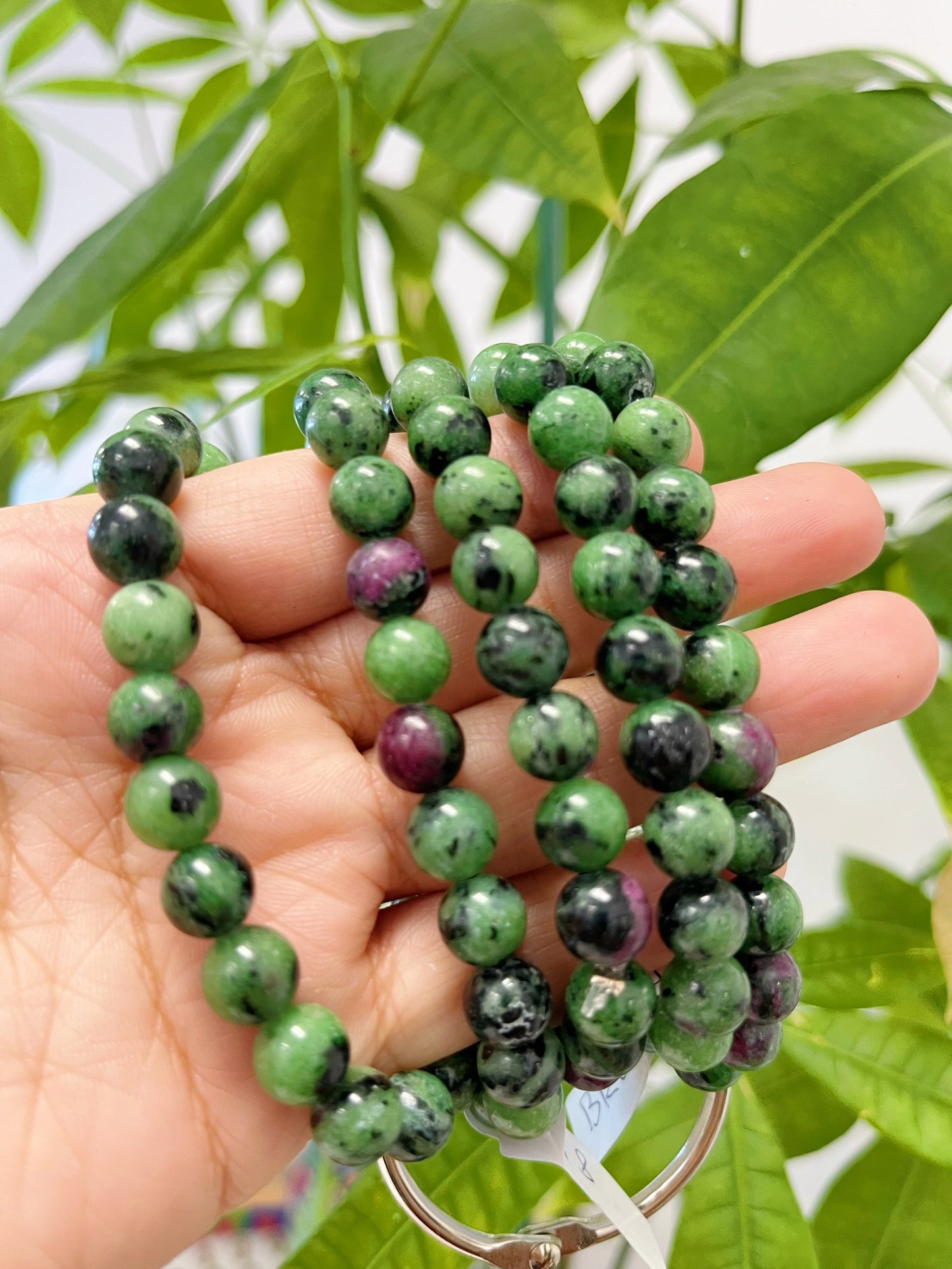 Ruby Zoisite Bracelet 8mm