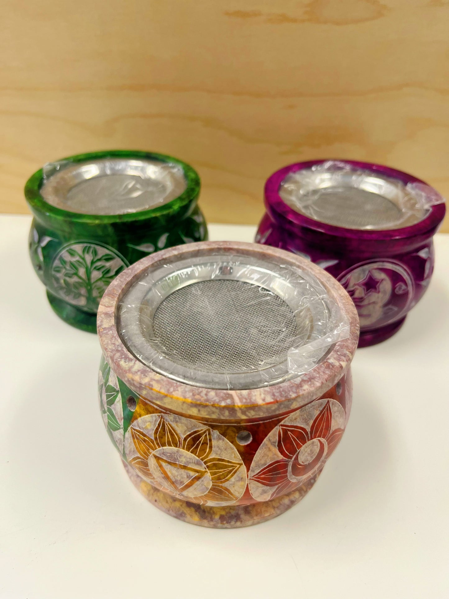 Soapstone charcoal burner