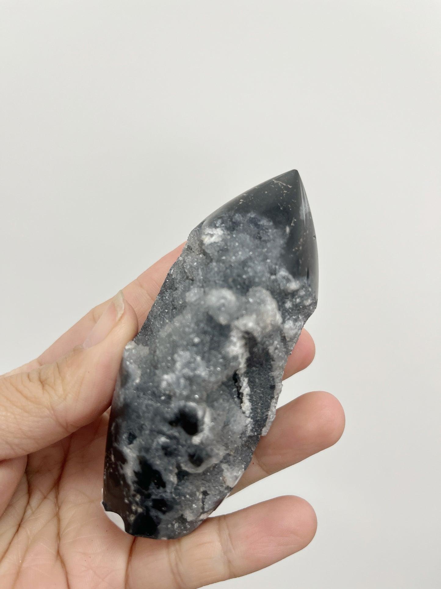 Black Druzy Sphalerite Flare