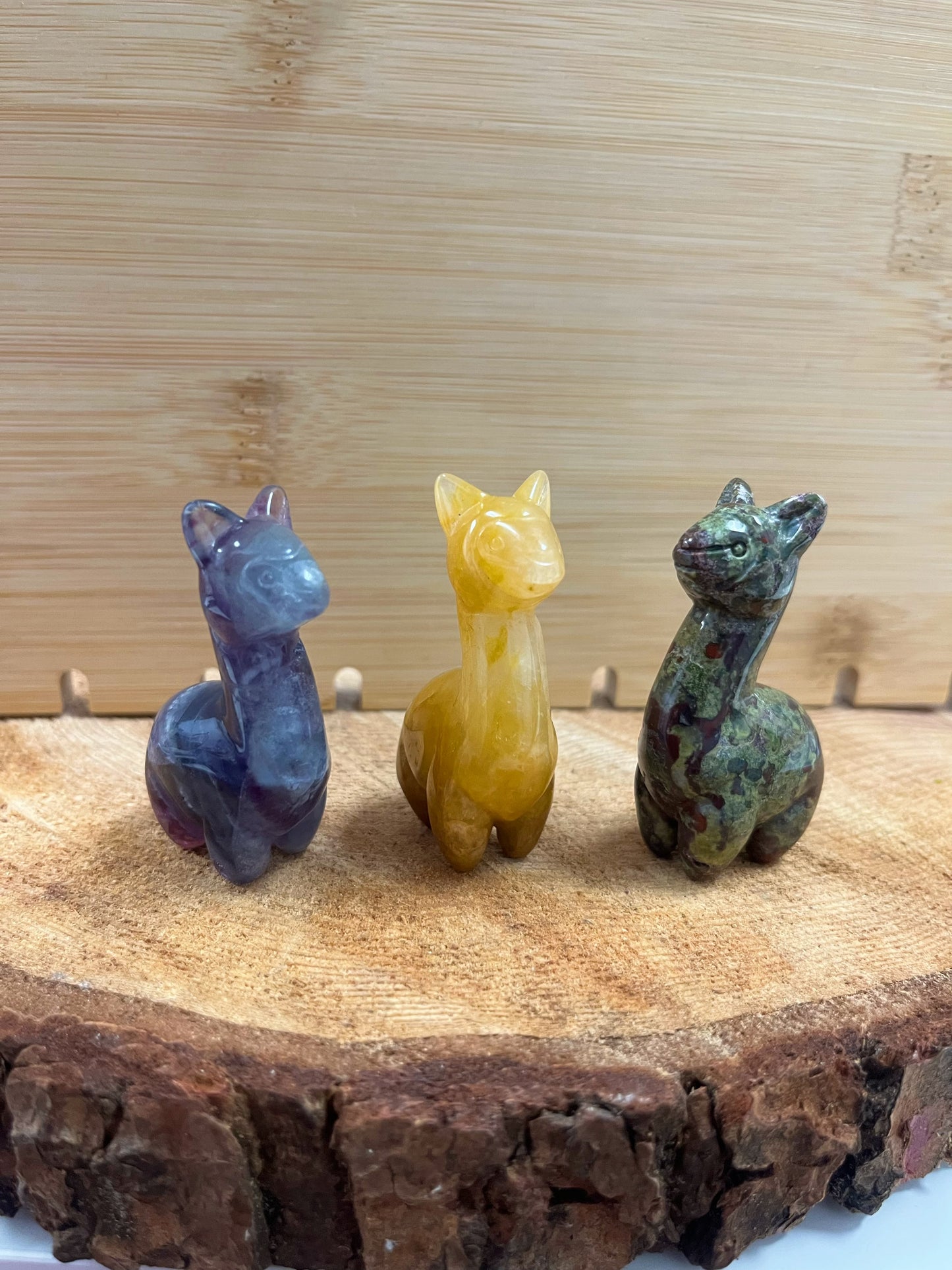 Lama Alpaca Crystal Carving