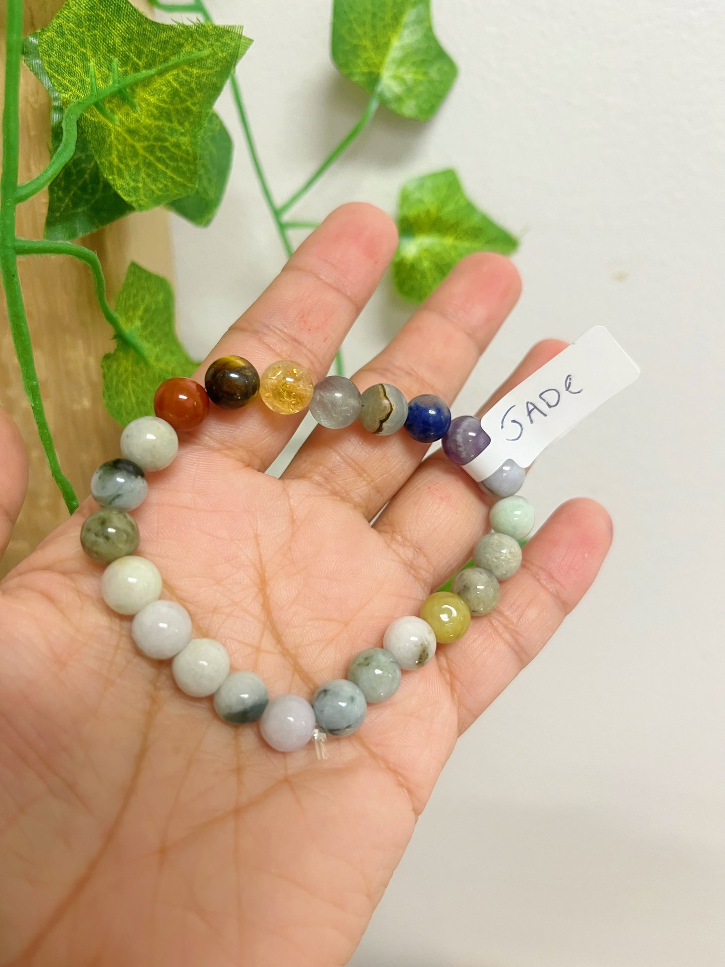 7 Chakra Bracelet handmade