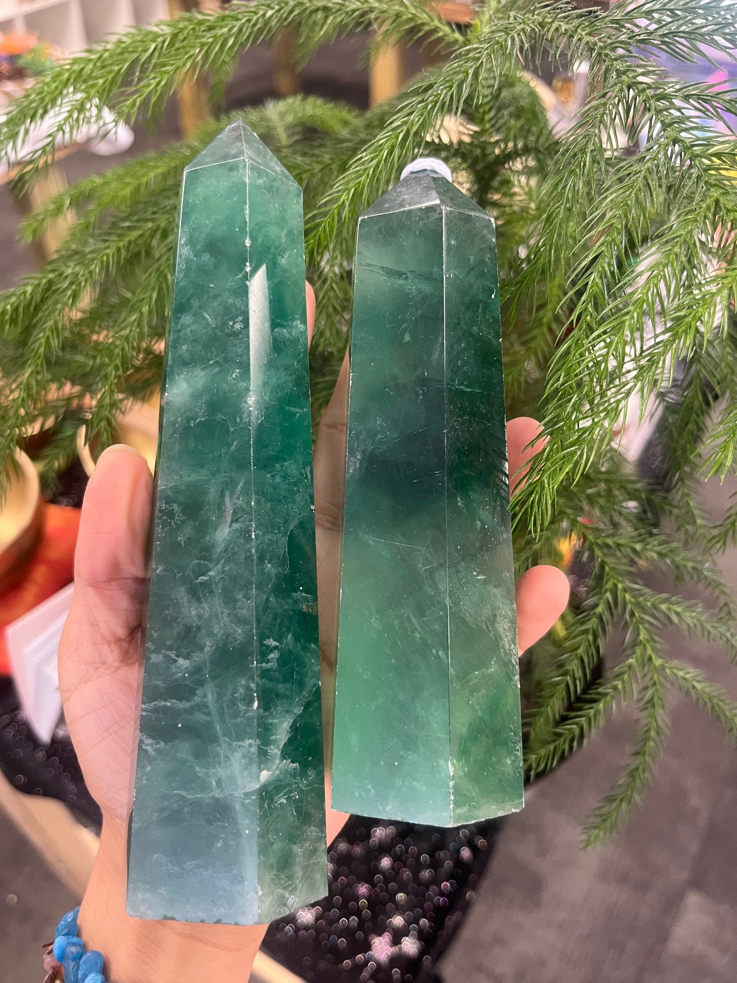 Green Fluorite Tower