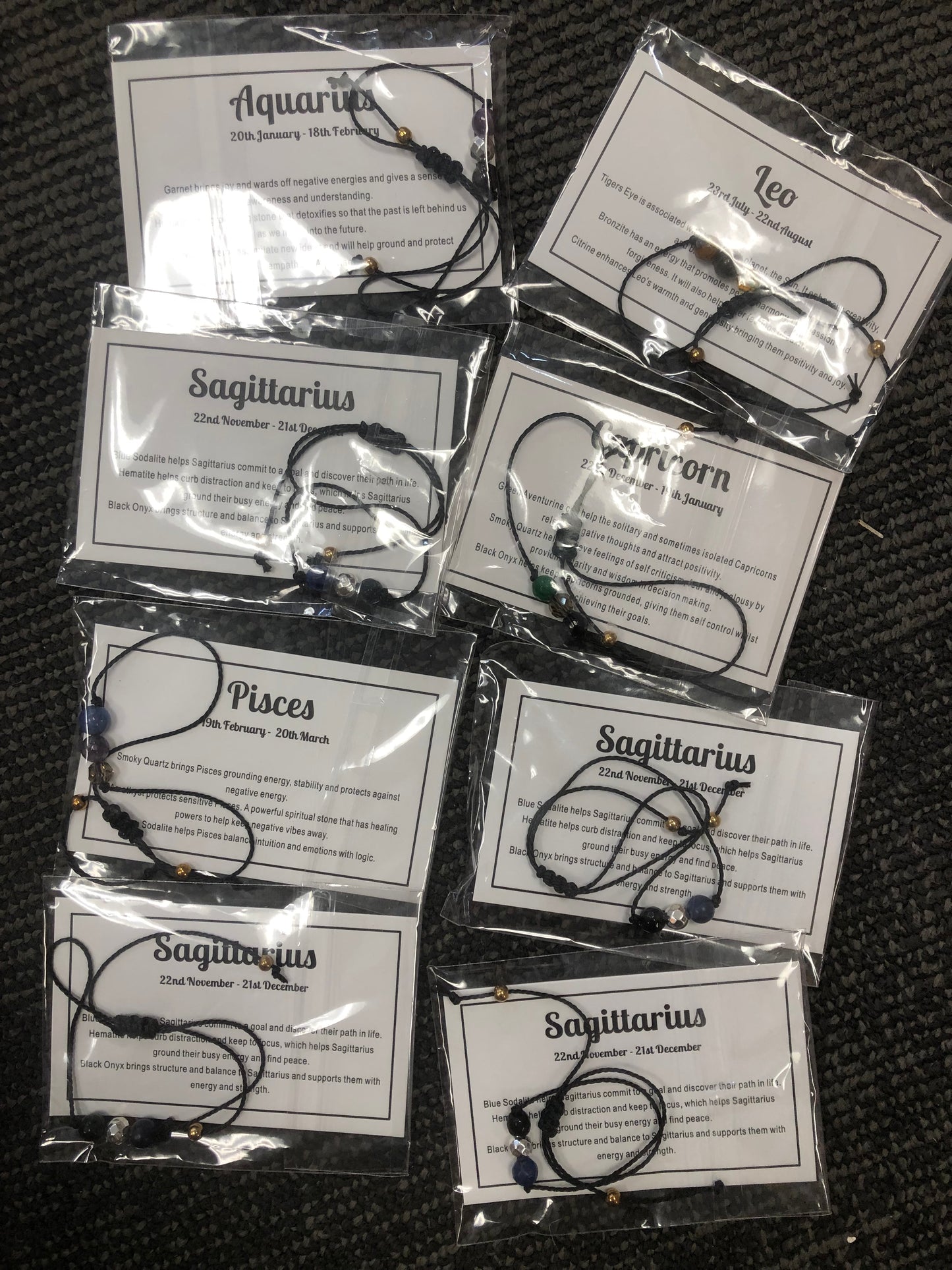 Zodiac Sign Bracelets